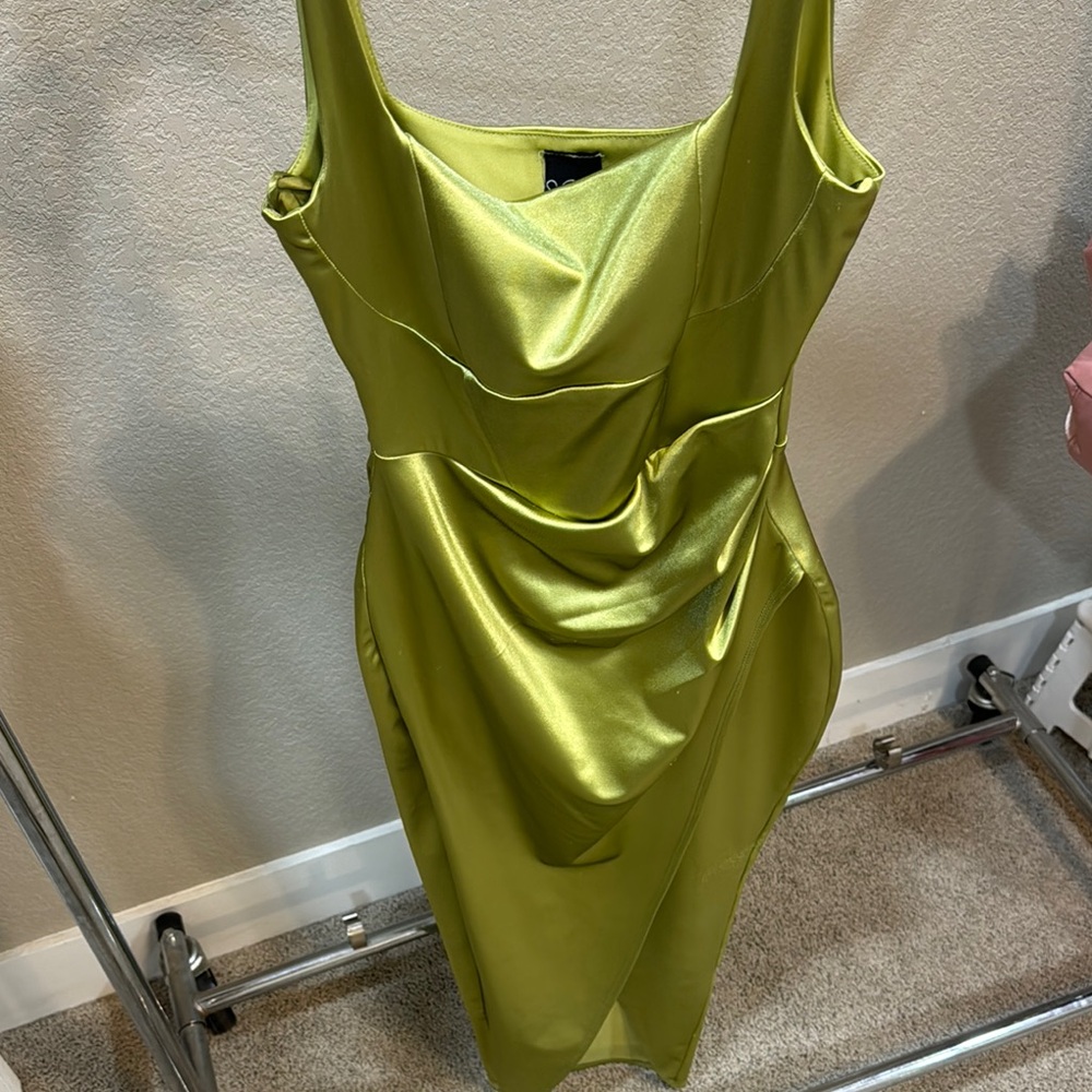 Elegant Lime Green Dress
